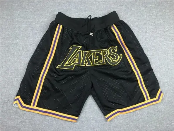 Sportfantast herr Basket City Player Present med ficka Mesh Shorts Casual Quick Dry Shorts svart A—XXL zdq