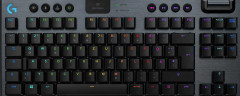 Logitech G915 TKL Tenkeyless LIGHTSPEED Wireless RGB Mechanical Gaming Keyboard - Tangentbord - backlit - USB, Bluetooth, LIGHTSPEED - QWERTY - USA internationellt - tangentbrytare: GL Linear - kol