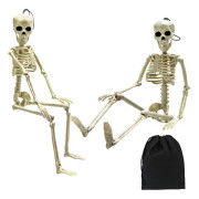 Skelettbenmodell 15,8 tum Spökhus Graveyard Halloween 2-pack