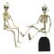 Skelettbenmodell 15,8 tum Spökhus Graveyard Halloween 2-pack