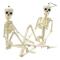 Skelettbenmodell 15,8 tum Spökhus Graveyard Halloween 2-pack