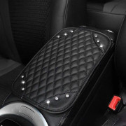 Auto Center Console Pad PU Läder Bil Armstöd Säte Box Cover Pro