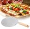 Rund pizzaskyffel för pizzaskal för hemkökstillbehör
