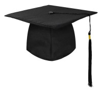 Unisex Examen Mössa, Justerbar Examen Mössa Examen Mössa för