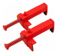 2-pack kabelklämmor för tegelmurverk, byggnadskonstruktion, väggmontering, kabelklämma, fixering av linje, löpning och läggning