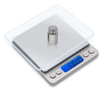 Digital smyckesvåg/köksvåg Steelyard 1,1lb / 500g (0,01g), hög precision milligram fickvåg