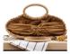 Summer Straw Bags Handvävd Straw Retro Beach Rottingväska