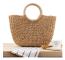 Summer Straw Bags Handvävd Straw Retro Beach Rottingväska