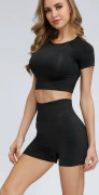 Yoga Set Träningskläder Sportbyxor BH Gym Kläder Shorts För Kvinnor