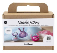 Mini DIY Kit Nålfiltning Monster