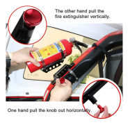 Fordon Universal Quick Release Roll Bar Brandsläckare Monteringshållare Kompatibel med För Jeep Wrangler Gladiator Bronco Utv Polaris Rzr Can Am Atv,