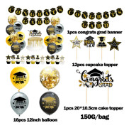Ballongdekoration för examensfest 2023 (exklusive spiral), kong
