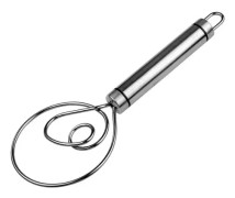 Stainless Steel Danish Dough Whisk Flour Whisk Kitchen Dough Whisk Mixer Blender Bread Making Tools for Baking Cake Pizza