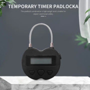 Smart Time Lock LCD-skärm Time Lock USB Uppladdningsbart Temporary Timer Hänglås Travel Electronic Ti(is1144