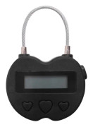 Smart Time Lock LCD-skärm Time Lock USB Uppladdningsbart Temporary Timer Hänglås Travel Electronic Ti