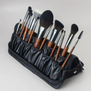 Makeup Brush Organizer Bärbar resekosmetikväska, 1 st