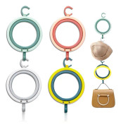 4-pack dörrhattar och hattkrokar, kreativa hopfällbara basebollhattar