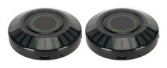 2st RGB Pickup Ambient Lampa 32 Bitars Färgskiftande Appkontroll Magnetisk Musik LED Rytmljus för Bil Hem