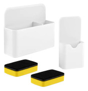 2 st magnetiska pennhållare, whiteboardpenna magnetisk kopphållare Orga