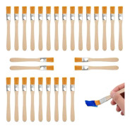 TG 30-pack platta målarpenslar med trähandtag Nylon väggfärg Brus