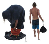 Förvaringsväska för badkläder, våtdräkt, surfning
