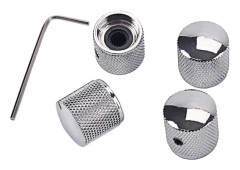 Metallvolym Dome Tone Knobs med Al för gitarrhastighetskontroll