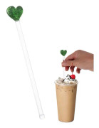 Glas Swizzle Sticks Kaktus Cocktail Mixing Sticks Juice Drink
