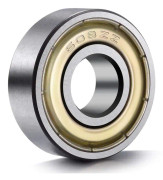 20 st 608 Zz kullager, 608zz metall dubbelskyddade miniatyr djupa spår skateboard kullager (8mm X 22mm X 7mm)