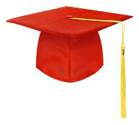 IC Unisex Examensmössa, Justerbar Cap för Examen, Universitet, Gymnasium, Vuxen, Topphatt