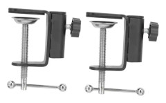 2 st Mikrofon Mic Bom Arm Bas Stöd L- Form Konsol Klämma Skrivbord Mikrofon Skrivbord