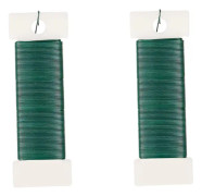 2-pack grönt floristtråd, 22 gauge, kranstillverkning