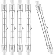 Set med 5 R7s halogenlampor 78mm 80w 230v, R7s halogenstav 78mm, R7s halogenlampa dimbar halogenstavslampa [DB]