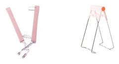 Hmwy-matlagning Hot Plate Gripper Rostfritt stål skål Set(rosa)