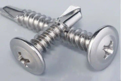 C44741 - 100-pack - Självborrande skruvar - Bred bombhuvud - 4,2x19mm - Förzinkat stål - PH/korsdrivning - DIY - Renovering