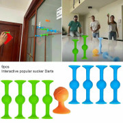 9x Pop Sucker Dart Throw Familjespel Interaktivt Trickshot Stick Brädspel