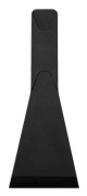 Set med 8 svarta spatlar - Non-stick - Plastspatlar