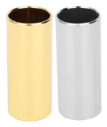2st Rostfritt Stål Gitarr Bas Slide Bar Ersättningstillbehör Silver Golden 6cm