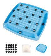 Nytt magnetiskt schackspel, bärbart schackbrädspel Pedagogiskt magnetiskt stenspel Pebbles dambräde, magnetspelsresor set (1 st)