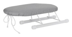 Mini Strykbräda Vikbar Ärm Manschetter Kragar Strykbord för Hem Resa Användning Silver Tyg