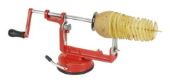 Helautomatisk spiral potatisskivare / chipsmaskin med sugkopp