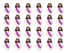 24-pack mini Jesus-figurer - Påskdekorationer och festfavoriter - Religiösa Frälsardockor - Perfekt present till fyllda plastpåskägg