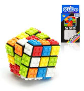 Fidget Toy Magic Cube Byggstenar Cube Puzzle Dekompression Intelligens Monterat pussel Pedagogisk leksak för barn Present
