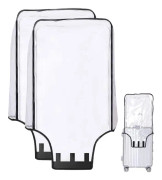 2 ST PVC Transparent Resväska Skyddande Omslag för 26\" Resväska