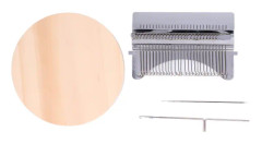 Mini Stoppningsmaskin DIY Bärbar Stoppningsvävstol Stickmaskin Vävverktyg för Hushåll 28 Krok
