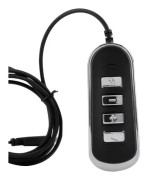 HURRISE Hörlursanslutning RJ9 till USB audio headset konvertering linje Dator headset linje med kabelbox