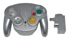 2.4 GHz trådlös spelkontroll Gamepad joystick med mottagare för N-G-C för GameCube för Wii