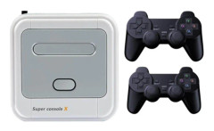 SUPER CONSOLE X minispelkonsol med 2 trådlösa kontroller