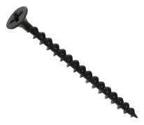 C44660 - 100 st självgängande skruvar Ø3,5x55mm för gles gipsskiva - försänkt huvud - PH kors spår svart