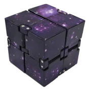 Infinity Cube Finger Toys Fidget Toy Blocks för stressavlastning, döda tid Unik idé Cool Fidget Mini Gadget Cube - Lila