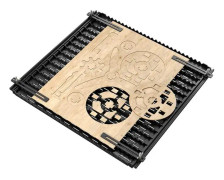 ATOMSTACK F3 skärplåt Lasergravyr arbetsbord 460 x 425 mm med tillplattande, bättre skäreffekt